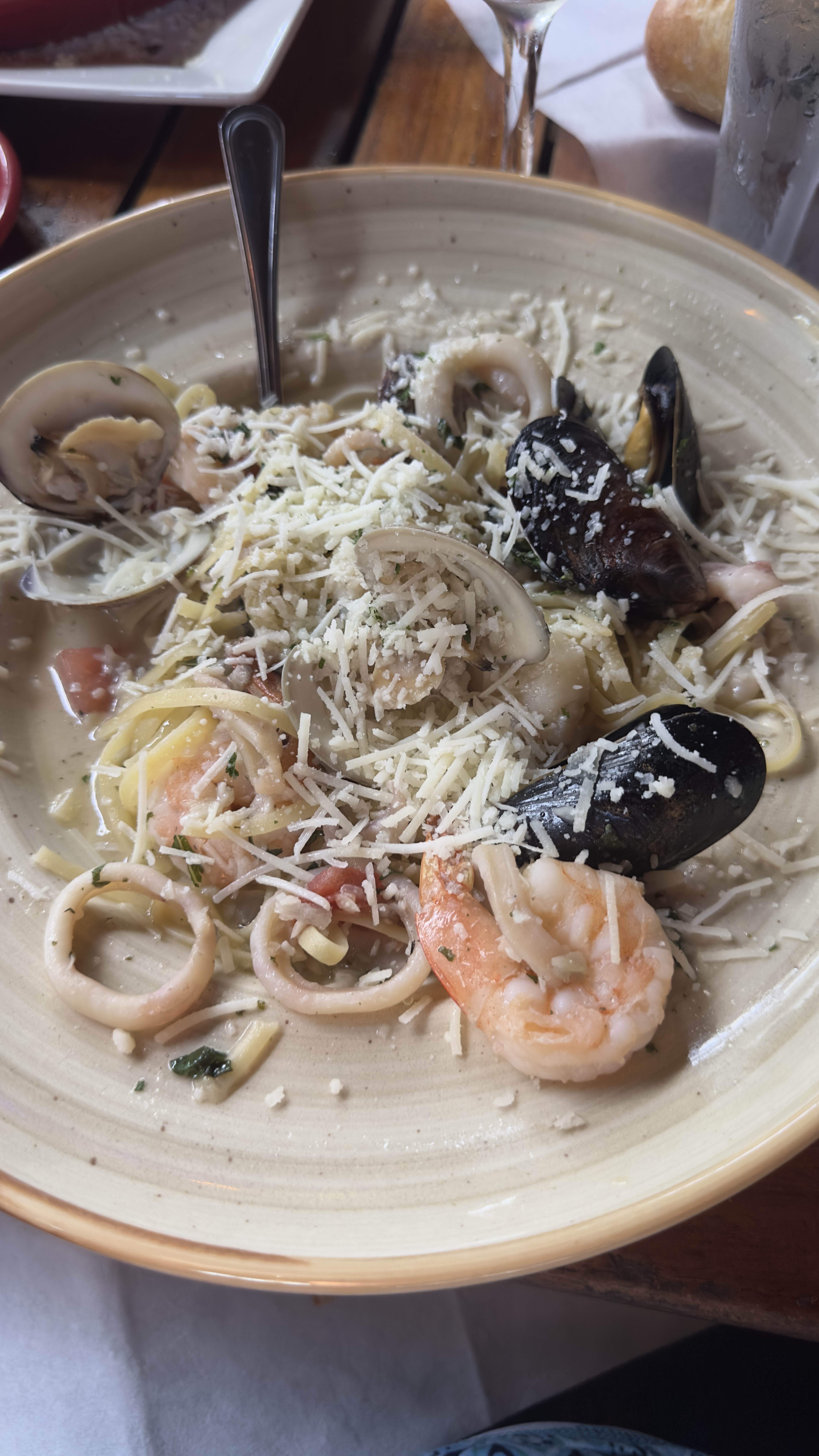 Seafood Pasta at The Garlic Seafood Pasta at The Garlic